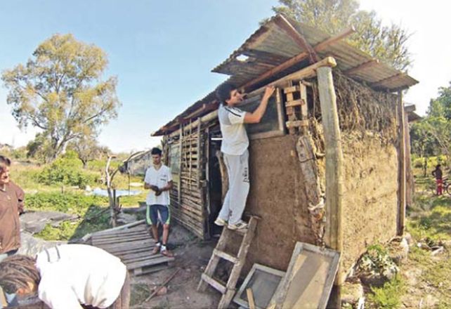 En obra. Con su proyecto
