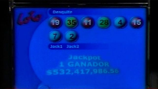 Un apostador ganó más de 532 millones de pesos en el Loto
