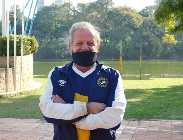 Cacho Roteta es el coordinador general deportivo del Club Náutico El Quillá.