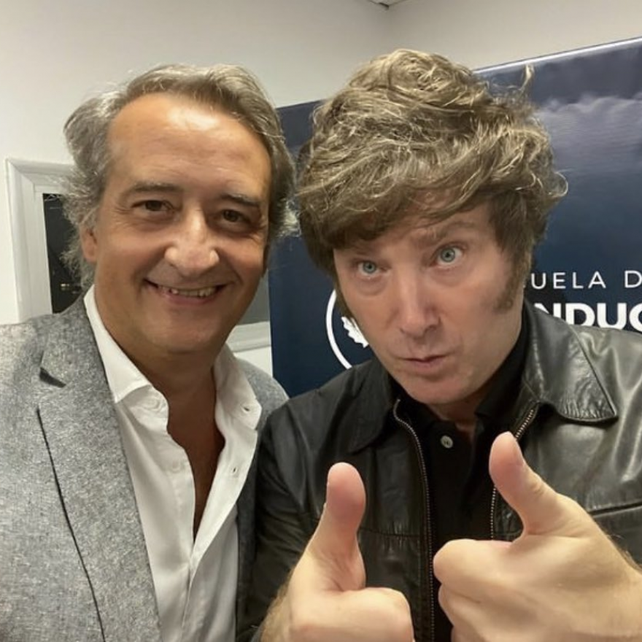 El presidente de la comisión de Asuntos Constitucionales de la Cámara de Diputados de la Nación, Nicolás Mayoraz, también integrante del ecosistema Milei en Santa Fe.  