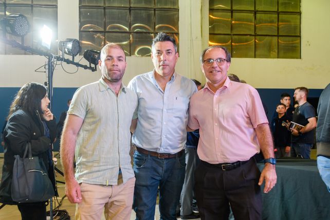 Marcos Godoy, Martín Papini y Guillermo Ledesma