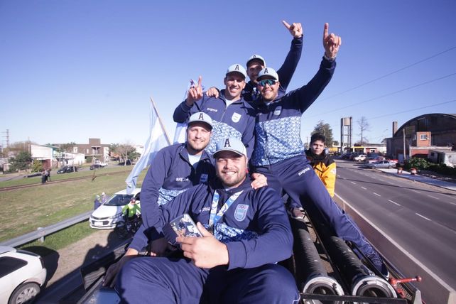 Los campeones del mundo.&nbsp;