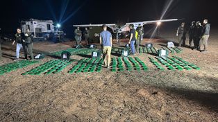 Queman en La Piedad los 480 kilos de cocaína incautados en la avioneta de un militar boliviano