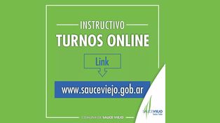 Turnos on line para la atención en la Comuna de Sauce Viejo