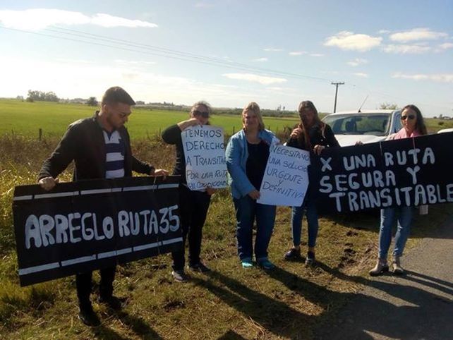 Preocupación. La comunidad teme que ocurran accidentes viales.