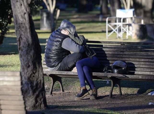 Una mañana fría abrió este miércoles 13. Por la tarde