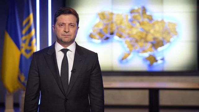 El presidente de Ucrania