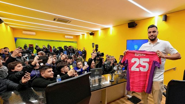 Sergio Romero con la casaca de Boca.