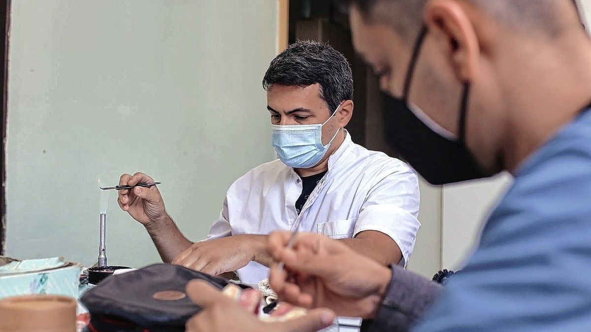 maratón hombre dentista