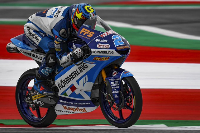 Gabriel Rodrigo, 3º en el GP de Austria de Moto 3
