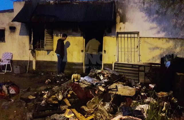 La vivienda de barrio Santa Rosa de Lima.&nbsp;