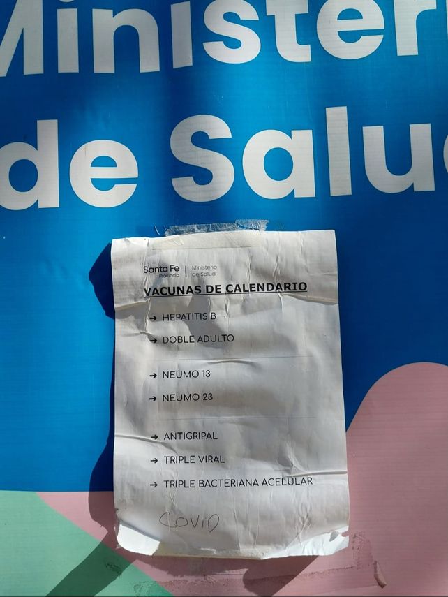Las vacunas que también se colocan en los efectores públicos.