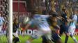 el video de la clara mano en el gol de abero que le dio la ventaja a atletico de rafaela