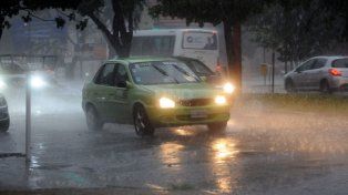 Temporal de lluvias en la ciudad de Santa Fe 
