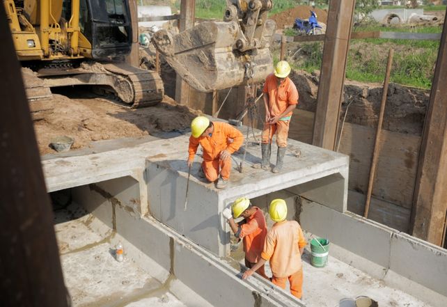 La obra del desagüe El Sable presenta un 60% de avance