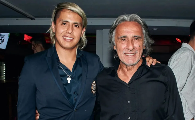José Valencia y su hijo Daniel