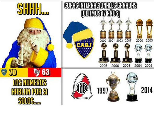 ¡Boca respondió las burlas de River con muy buenos afiches!