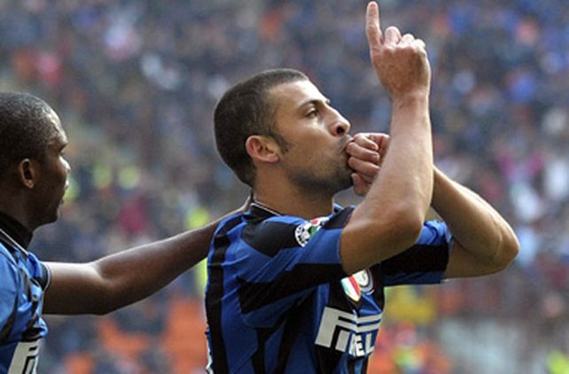 Walter Samuel marc&oacute; un gol y se lo dedic&oacute; a su cu&ntilde;ado, Leonardo Verhagen