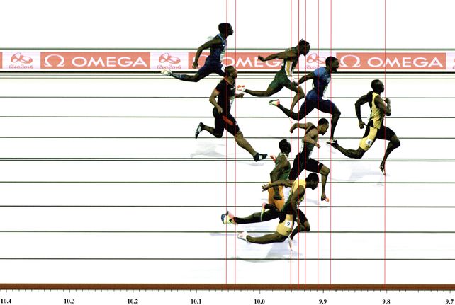 O Rei Usain Bolt, las fotos del jamaiquino que se quedó con el oro en los 100 metros llanos