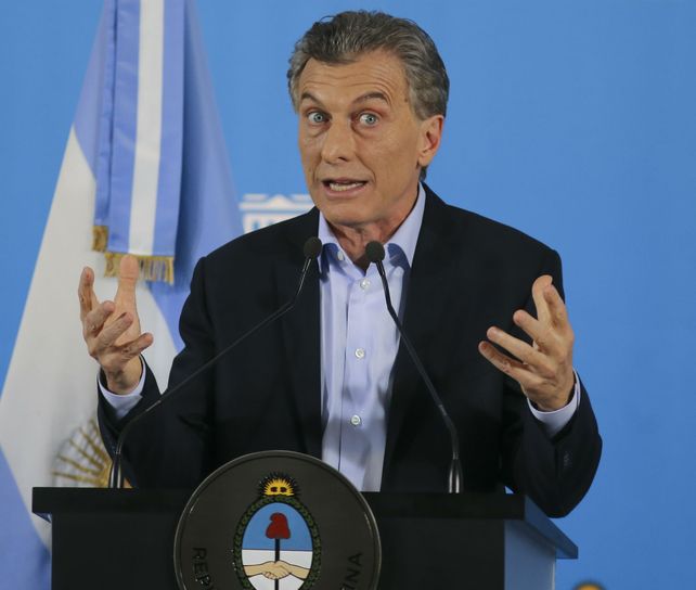 Con la prensa. Macri salió a hablar