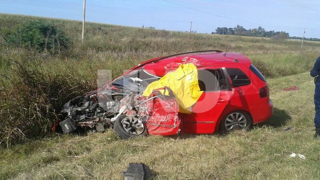 Villa Mugueta: violento choque frontal dejó un muerto y tres heridos