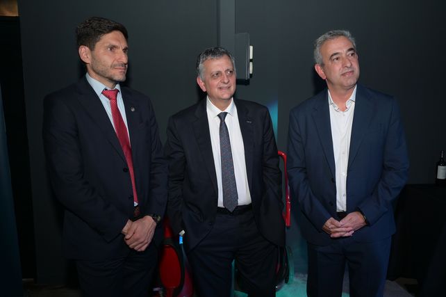 Maximiliano Pullaro, Horacio Marín, Pablo Javkin