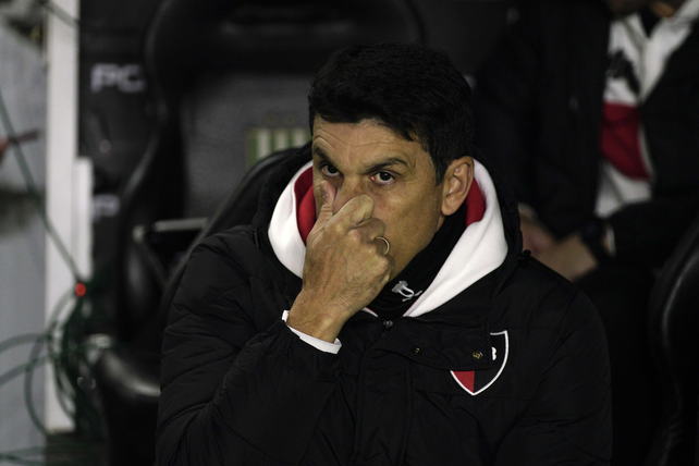 Mauricio Larriera mostró su habitual tranquilidad.