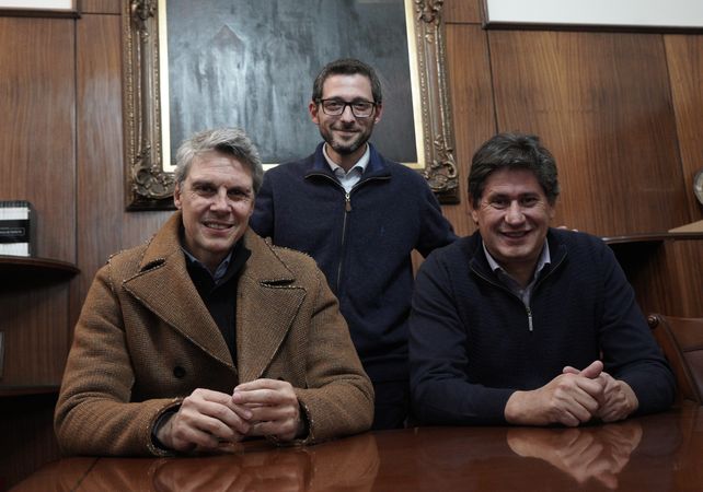 Roly Santacroce junto a Martín Consiglio