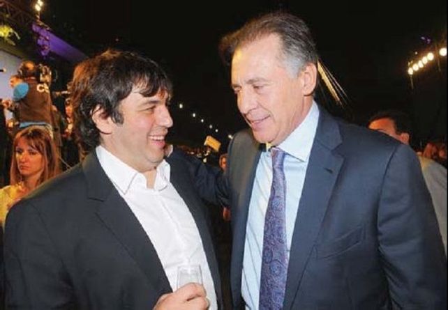 Los empresarios K Fabián de Sousa y Cristóbal López.