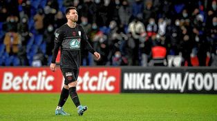 Con la vuelta de Messi, el PSG quedó eliminado de la Copa de Francia.