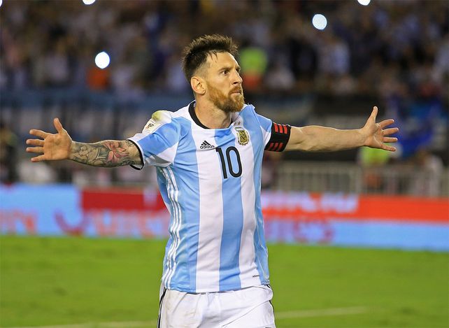 Leo Messi convirtió el 1-0 de Argentina sobre Chile en el Monumental.&nbsp;