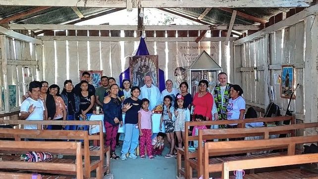 Visita. Durante el viaje del director de OMP se visitaron comunidades donde vivieron los misioneros hasta el año pasado.