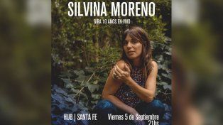 Silvia Moreno regresa a Santa Fe presentando su disco 10 años en vivo