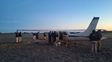 Hallaron una misteriosa avioneta en un campo en el departamento San Justo
