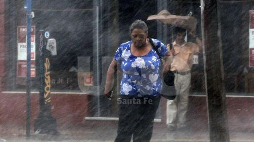 Se cumplió el pronóstico y llovió copiosamente en la ciudad y zona