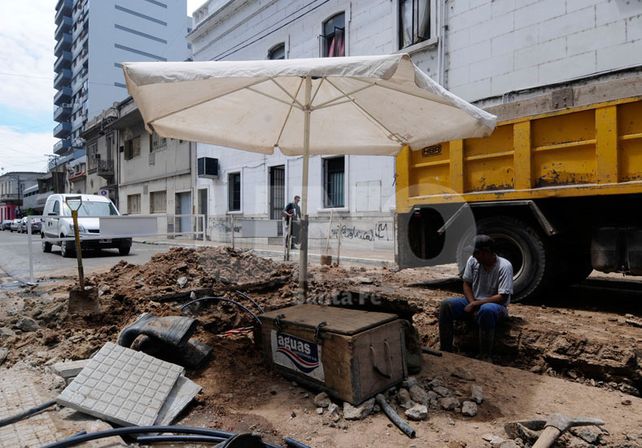 El corte en calle Juan de Garay al 2500
