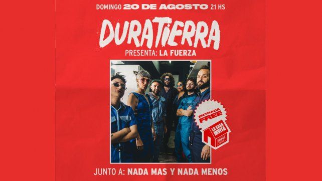 Duratierra se presentará en Tribus Club de Arte en el marco del ciclo La Casa invita.&nbsp;