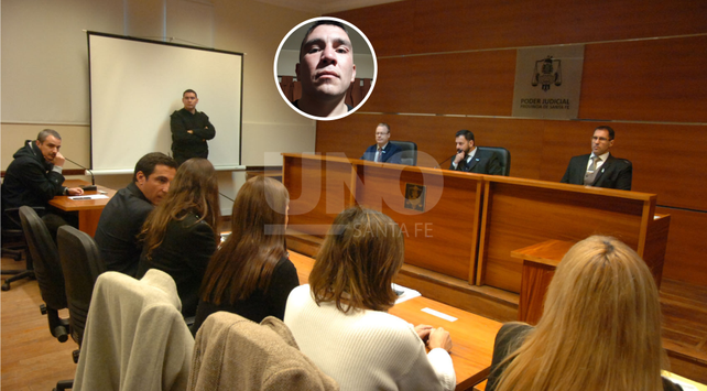 La audiencia realizada en los Tribunales acordando la pena.// FOTO: José Busiemi-UNO Santa Fe.