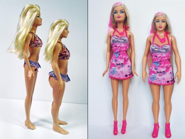 Así luciría Barbie con medidas reales del cuerpo femenino