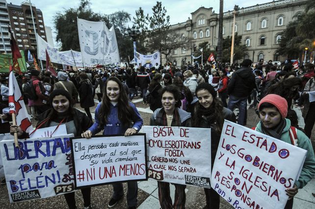 En 2016. El año pasado se realizó la segunda marcha donde miles de mujeres coparon las plazas.