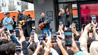 Sorpresa: Tan Biónica hizo un show espontáneo en Rosario