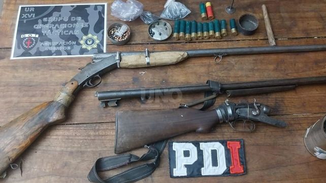 Aprehendieron a un hombre en San Javier por robos reiterados y le secuestraron armas de fuego