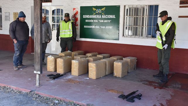 Incautan 464 kilos de cocaína en San Justo que tenían como destino Rosario