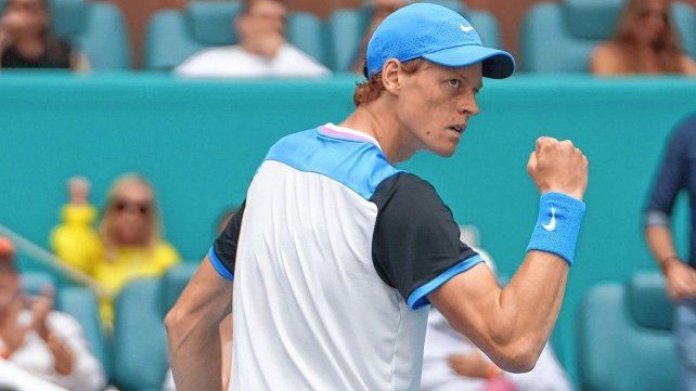 Jannik Sinner se quedó con el Miami Open.