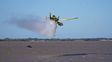Exitosa prueba del avión de Santa Fe para combatir incendios