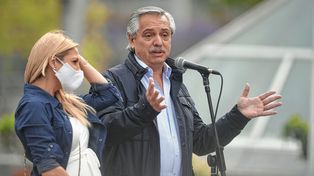 Alberto Fernández y Fabiola Yañez