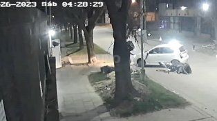 Así sucedió el violento intento de robo de un auto, en barri Irionda de la vecina ciudad de Santa Tomé