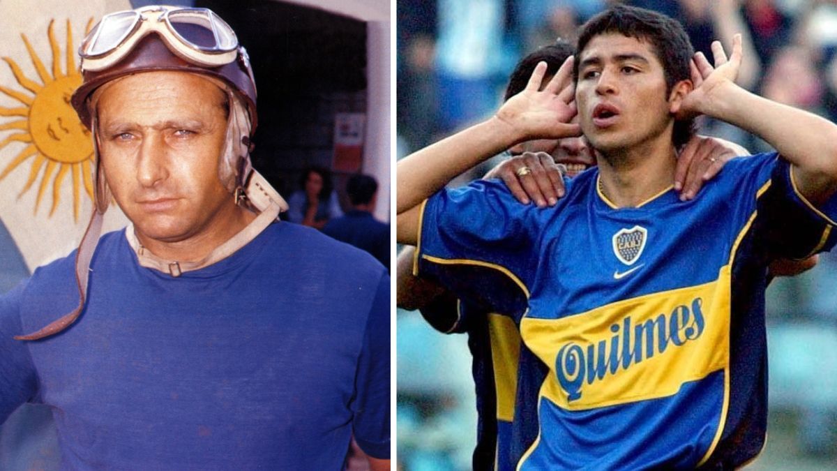 Juan Manuel Fangio y Juan Román Riquelme nacieron un 24 de junio