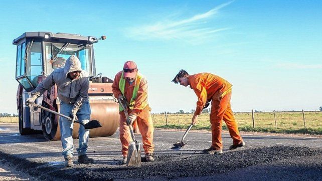 La obra en la ruta 70 se lleva a cabo por las empresas contratistas Obring SA