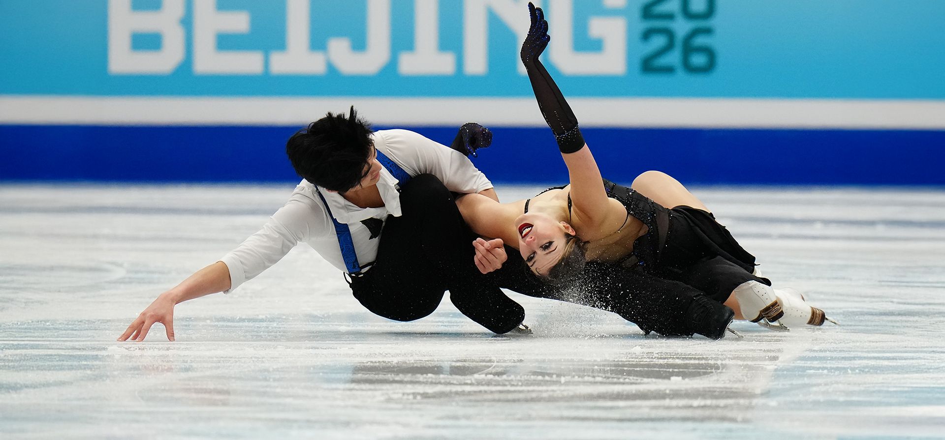 Jamie Fournier y Everest Zhu, de Canadá, compiten durante la prueba de danza libre sobre hielo en el Campeonato de Patinaje Artístico de los Cuatro Continentes de la ISU, en Beijing, China, el viernes 23 de enero de 2026. (Foto AP/Andy Wong) Jamie Fournier y Everest Zhu, de Canadá, compiten durante la prueba de danza libre sobre hielo en el Campeonato de Patinaje Artístico de los Cuatro Continentes de la ISU, en Beijing, China, el viernes 23 de enero de 2026. (Foto AP/Andy Wong)